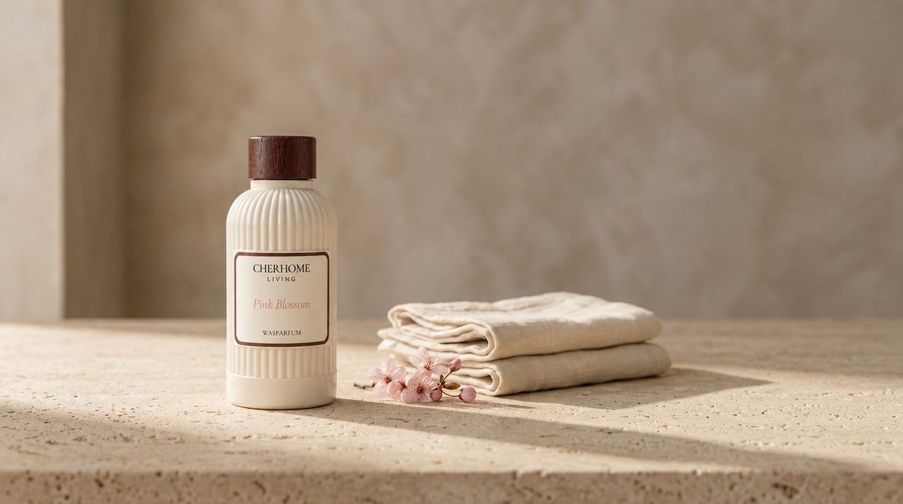 CherHome Pink Blossom wasparfum in de actuele plastic fles